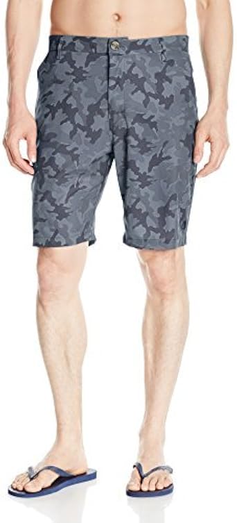 Free Country Men S Hydro Fixed Waist Camo Swim Trunk Amazon Com