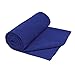 Gaiam Yoga Mat Towel, Dark Blue