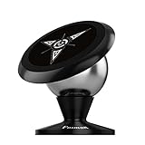 Mobile Phone Car Mount, Fosman Universal Magnetic Cell Phone Dashboard Car Mount Holder for iPhone 6 / 6s 5s 5c 4 Samsung Galaxy S7 Edge S6 S5 Note 5 4 , Sat Nav Mini Tablets (42mm Black)