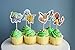 Set of 24 Pokemon inspired Cupcake Toppers food picks double sided