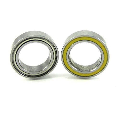 10x15x4mm Precision Ceramic Ball Bearings Hybrid Seals YE (2)