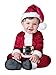 InCharacter Costumes Baby's Baby Santa Costume, Red/White, Medium (12-18 Months)