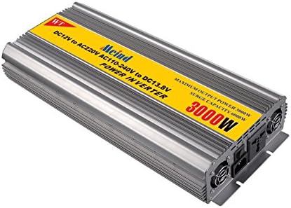 Meind 3000W Power Inverter DC 12V to AC 220V Modified Sine Wave with Battery Charge Function