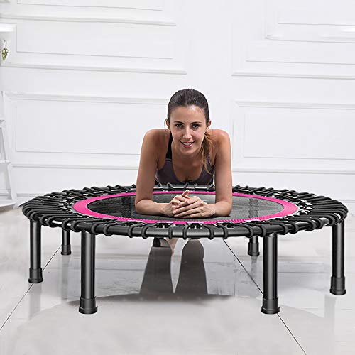 Mini Trampoline 450F, Professional Fitness Rebounder Trampoline for Adult, Long Lasting Premium Bungees Cords for Quality & Durability, Indoor Trampoline for Kids Jump Sport, Max Limit 450 LBS - Thumbnail 6
