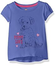 Carhartt Baby Girls' Short Sleeve Tee, Baja Blue, 3M