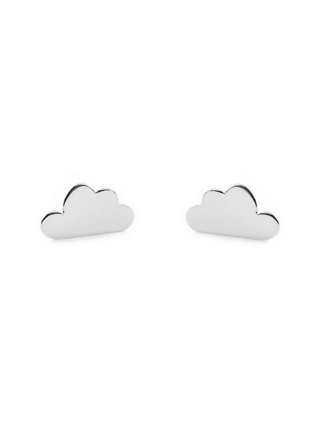 Mondepetit - 925 Sterling Silver Cloud shine earrings