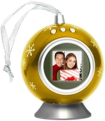 Senario Digital Snowflake Ornament in Gold