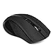 YJM Cordless Wireless 2.4GHz Optical Mouse Mice for Laptop PC Computer +USB Receiver (Black)