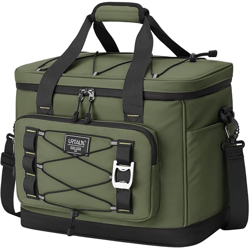 Urtala 30L Waterproof Insulated Cooler Bag for Camping, Travel, Shopping and Fishing