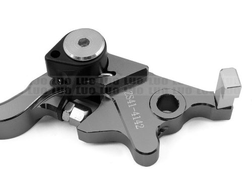 LUO CNC Pivot Brake Clutch Levers for Kawasaki KX 250F/450F 2013-2015-Gray