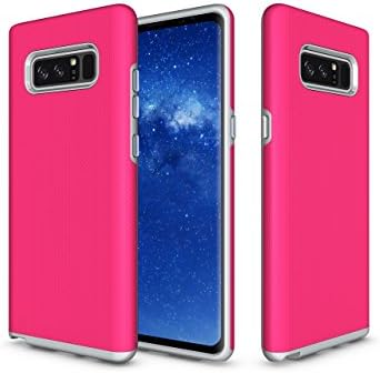 Samsung Galaxy Note 8 Phone Case, DigiRole Ultra Slim Drop Protection Shock-Absorption Heavy Duty Premium Case for Note 8 Phone (2017) Pink