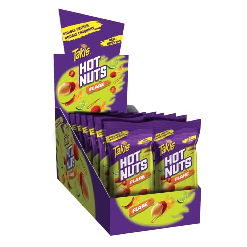Takis Hot Nuts Flare, Double Crunch, Peanuts 90g/3.15 oz., 12pk