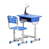Cewtolkar Kids Desk and Chair Set Height Adjustable