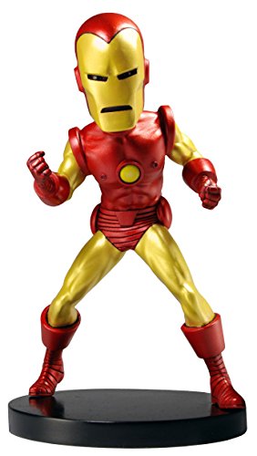 NECA Marvel Classic Head Knocker Iron Man Toy