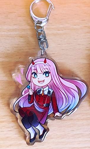 Darling in The Franxx 【 Clear Acrylic Keychain 】 (Zero Two)