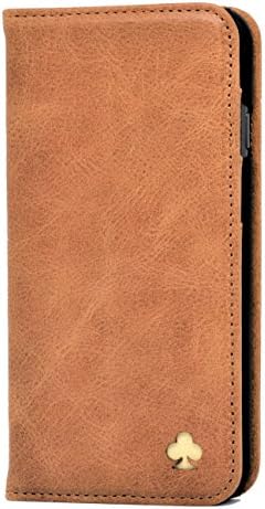 PORTER RILEY - Leather Case for Samsung Galaxy Note 8. Premium Genuine Leather Stand Case/Cover/Wallet (Tan)