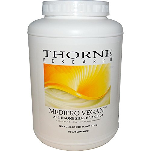 Thorne Research - MediPro Vegan All-In-One Shake Vanilla - 44.6 Oz image