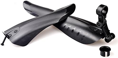 Kunshion Dovetail Style Adjustable Bicycle Fender Mud Guards Road Mountain Bike Cycling Tire Front/Rear Mudguard Fenders Set
