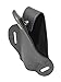 New Barsony Black Leather Concealment Pancake Holster for Compact 9mm 40 45 Pistols