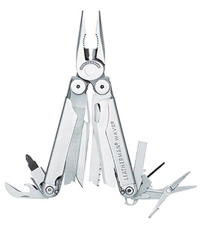 Leatherman 830039 New Wave Multitool with Leather/Nylon Combination Sheath