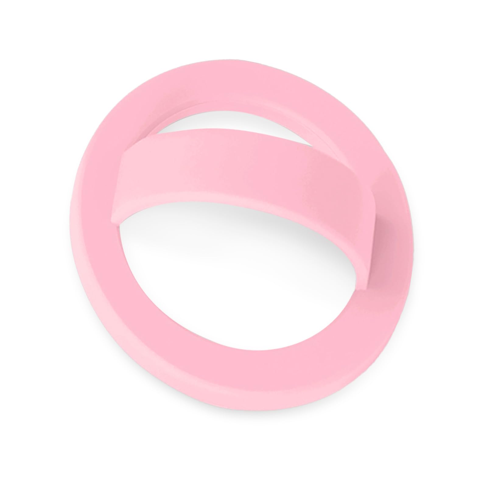 Magnetic Silicone Ring Grip Phone Holder, Loop Grip Phone Holder,Magnetic Phone Loop,Magsafe Phone Grip,Compatible with Magsafe for iPhone 16/15/14/13/12 Series (Lady Pink)