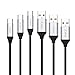 USB C Cable, iCaber Type-C to USB 3.0 ( 3-Pack 6.6ft/2m) Fast Charging Sync Braided Nylon Cable for Samsung Galaxy S8/S8 Plus,MacBook,Google Pixel,LG G5/G6, HTC 10 and More (Black)