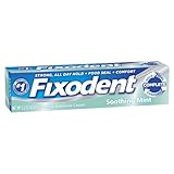 Fixodent Complete MultiCare Denture Cream, Soothing Mint - 2.2 oz (Pack of 4)