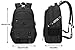 Waterproof Business Laptop Backpack with USB Charging Port, Lightweight Causal School Travel backpack, Fits Under 17 inch Laptop and Notebook (Black)