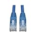 Tripp Lite Cat6 Gigabit Snagless Molded Patch Cable (RJ45 M/M) - Blue, 7-ft.(N201-007-BL)