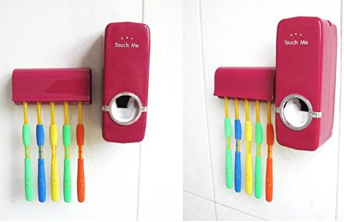 Polymer Wall Mount Automatic Toothpaste Dispenser - Toothpaste Squeezer for Shower Bathroom