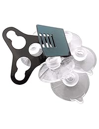 Noa Store 1 Soporte de montaje en parabrisas con 6 ventosas Compatible para los detectores de radares Beltronics y Escort