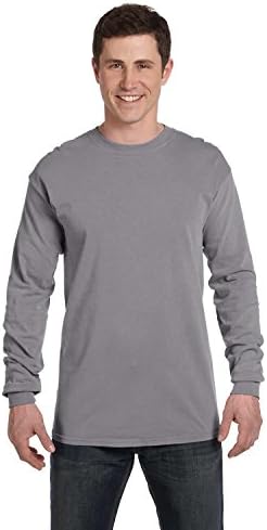 Port & Company Long Sleeve Essential T-Shirt with Pocket, 2XL, Ath