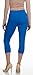 LMB Lush Moda Extra Soft Capri Leggings - Variety of Colors - Royal Blue