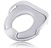 Potty Training Toilet Seat with Cushion By SoBaby | Cover Trainer Toddler Cushion for Babies | Universal Design That Fits Most Toilet Types | Soft, Padded, Non-Slip Surface and Ring | White
