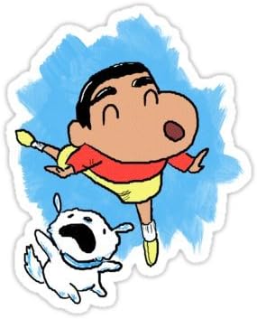 Crayon Shin Chan Car Motorcycle Bicycle Skateboard Laptop Luggage Vinyl Sticker Graffiti Laptop Decals Bumper Stickers by august999