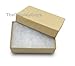 TheDisplayGuys - 100-Pack #99 Cotton Filled Cardboard Paper Jewelry Boxes Gift Case - Kraft Brown (5 Sizes Assortment) - for Shipping or Storage
