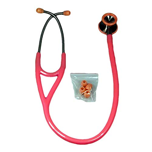Bright Pink Tube Valuemed Double Head Cardiology Stethoscope