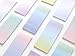 Gradient Colors Sticky Notes Self-Sticky Memo Pad, 6 Pads, 40 Sheets/Pad