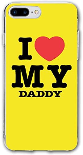 customgogo for iPhone 7 Plus Case, for iPhone 8 Plus Case, I Love My Daddy Ultra Thin Mobile Phone Cover Case Shell Shockproof Full-Body Protective Case Cover for iPhone 7 Plus /8 Plus 5.5"