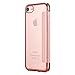 iPhone 8 Case,iPhone 7 Case, LONTECT Slim PU Leather Folio Flip Case with Card Slot & Clear Soft TPU Back Cover for Apple iPhone 8/iPhone 7 - Rose Gold