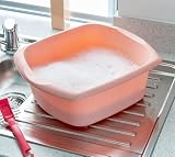 Addis Large Washing Up Bowl 9.5L Blush Pink UK Made 380mm 140mm 320mm view 4