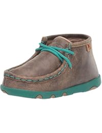 Twisted X Infant Driving Moccasins, Color: Bomber/Turquoise, Size: 7, Width: M (ICA0008-7-M)