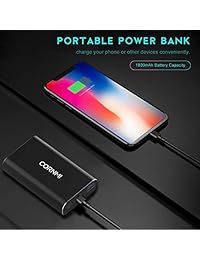True   Auriculares inalámbricos con Bluetooth mini y carcasa de carga de 1800 mAh V5.0 con micrófono integrado compatible con iPhone, Samsung, iPad y la mayoría de teléfonos Android