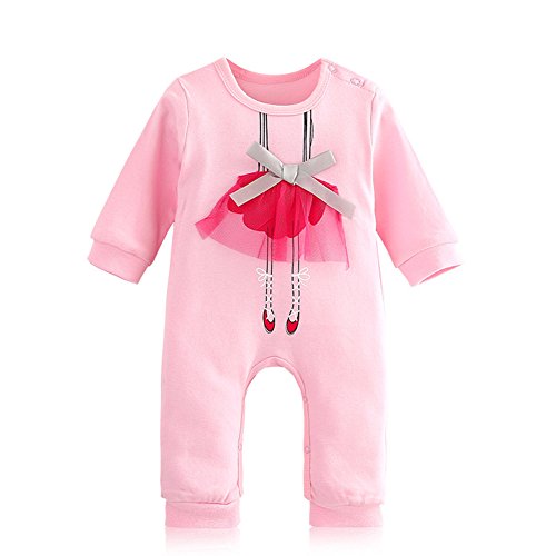 Monvecle Unisex-Baby 2 Pack Cotton Coverall Bodysuit One Piece Jumpsuit Romper Cute Cat 12-18m