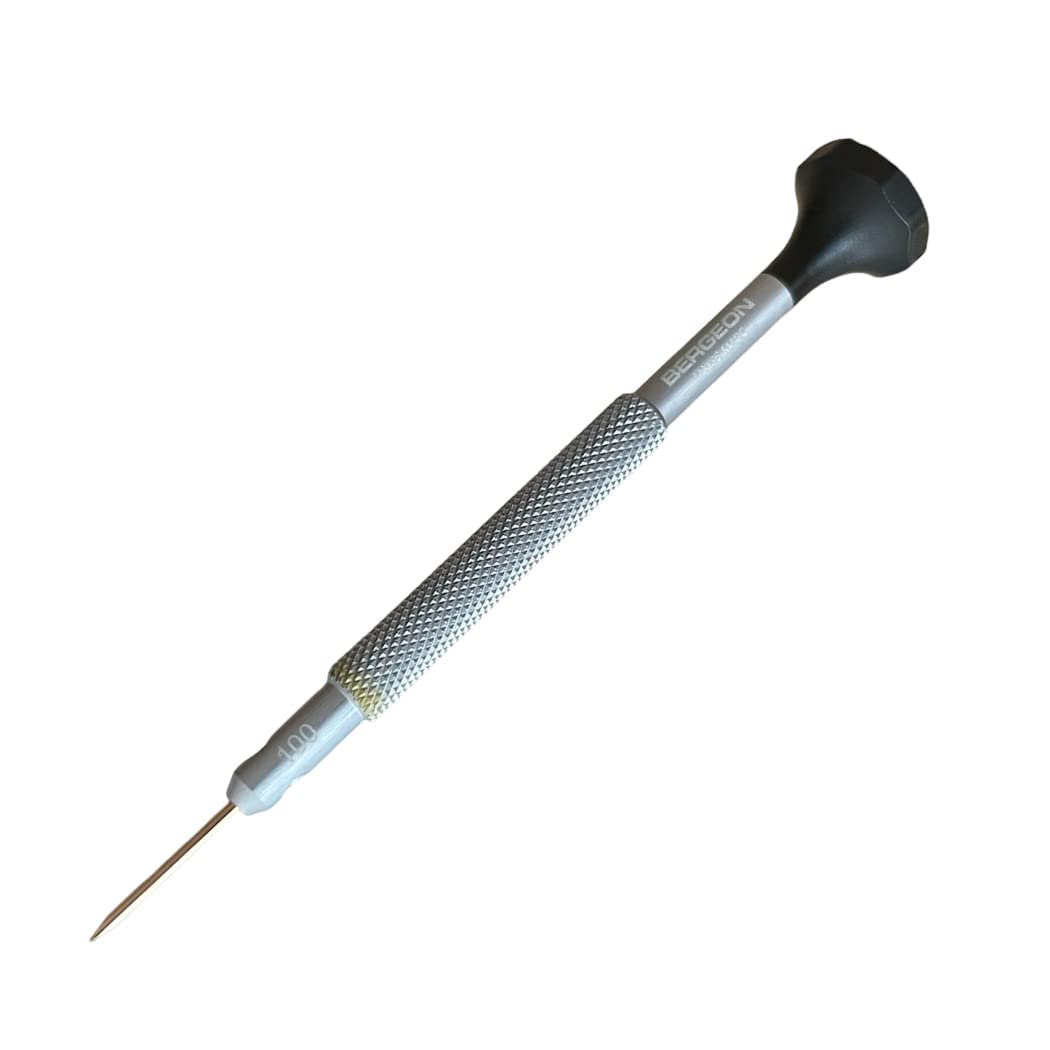 Bergeon 31081-100 Non-Magnetic Screwdriver with anodised Aluminium Body 1.00mm