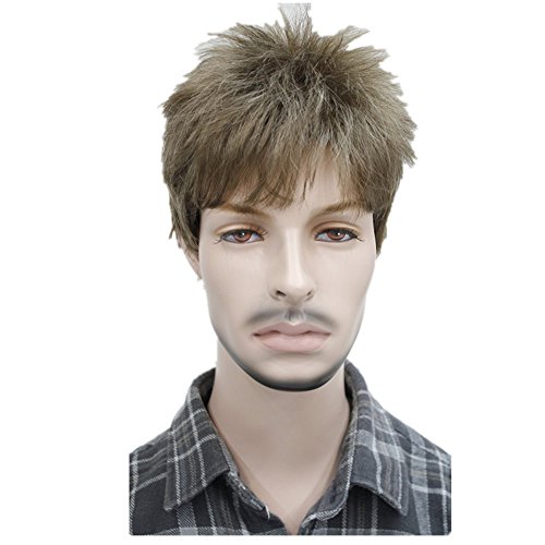 Men's Short Straight Hair Wig