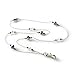 Beverly Hills Beaded Fashion ID Badge Lanyard For Women with Breakaway Safety Clasp