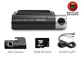 Thinkware F800 Exclusive 2-Channel Bundle 1080P FHD WiFi Rearview Camera 16GB, 32GB SD Card and Hardwiring Kit Included