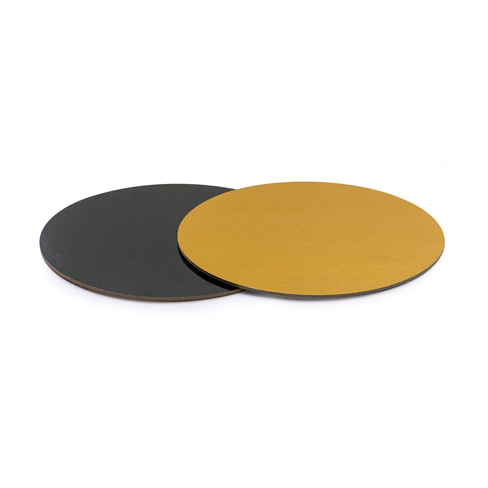 Decora 0932552 Gold/Black Cake Dish Ø 32 cm, Carta