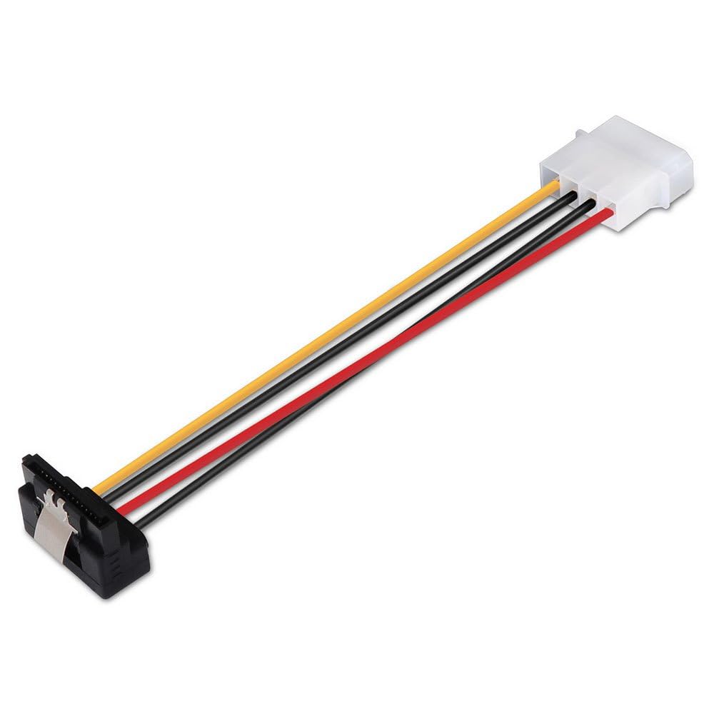 AISENS A131 – 0163 Cable Angled with H-Post 16 cm (4Pin/M-SATA) Black